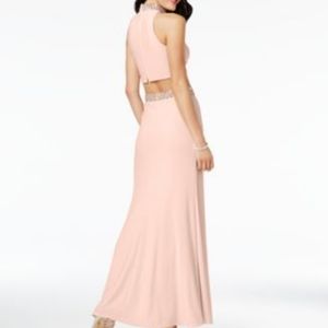 Crystal Doll 2-PC blush gown